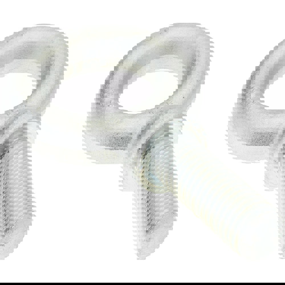 Fixed Lifting Eye Bolt: With Shoulder, 4,800 lb Capacity, 3/4-10 Thread, Grade 1030 Steel